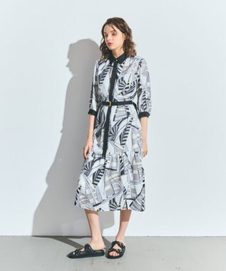 GRACE CONTINENTAL キカヨットプリントワンピース