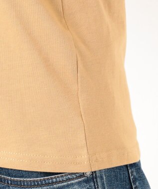 SHARE PARK LADIES 【洗える】ボリュームスリーブフハクコンビカットソー ベージュ系