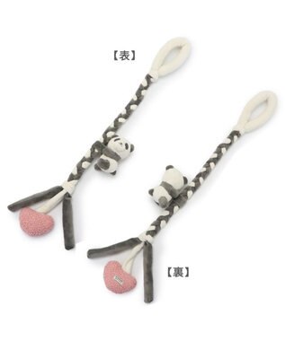 PET PARADISE  ペットパラダイス  編みロープトイ 《パンダ》 グレー