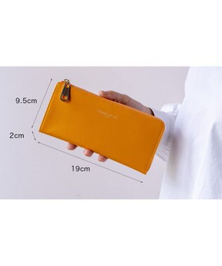 tsumori chisato CARRY ソフトラム Lファスナー長財布 キャメル