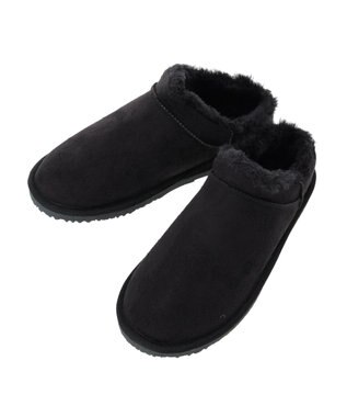 Green Parks ＲＵＰＩＳ．ショートムートンブーツ Black