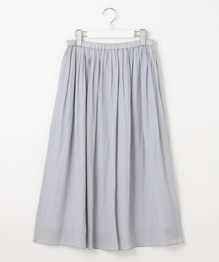 J.PRESS LADIES 【洗える】 Dyed Dechine Air Flow スカート サックスブルー系