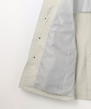 JOSEPH ABBOUD 【25SS・7ポケット/軽量/ECO撥水/インフード】ライトマイクロリップピーチ コート アイボリー系