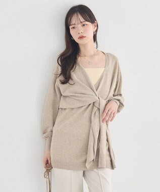 earth music&ecology リブニットタンクトップ Ivory