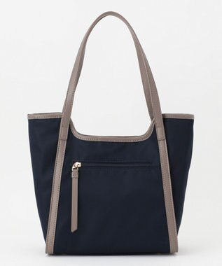 LA BAGAGERIE リサイクルレザー　フラップトート ネイビー