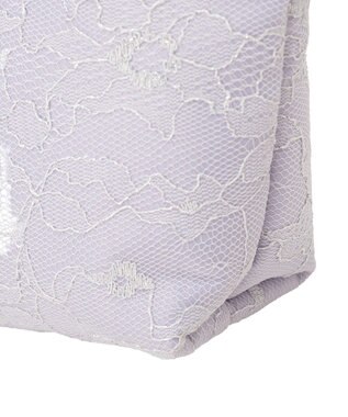 Maison de FLEUR ブルーマニアリボンポーチ Grayish Blue
