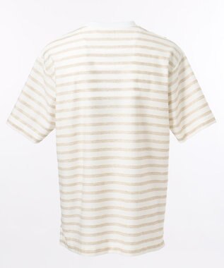 JOSEPH ABBOUD MOUNTAIN 【SPACE】OGリネンボーダー Tシャツ アイボリー系2