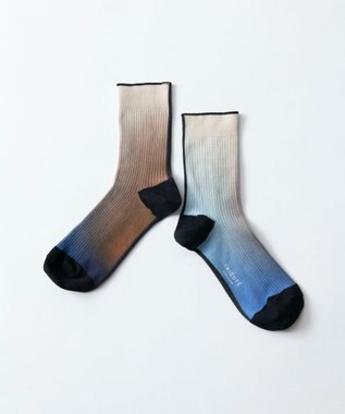 TRICOTE GRADATION LINK SOCKS／グラデーションリンクソックス 32BLUE