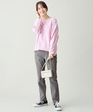 ANY タックスリーブプルオーバー ピンク