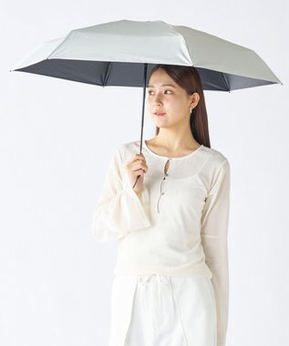 MOONBAT 【遮光100％/超軽量/大きめ】マジで軽い傘 晴雨兼用 折りたたみ日傘 マジカルテックプロテクション 61cm ホワイト