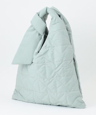 LA BAGAGERIE 【maison vert】 【超軽量！】キルティングトライアングルトートバッグ ライトブルー