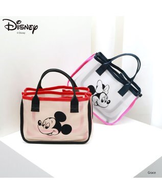 UNBILLION カシュカシュ cachecache / 【Disney】フェイスアートバッグインバッグ レッド