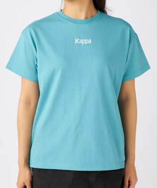OP／FILA 【Kappa】サガラ刺繍 オーバーサイズTシャツ ライトブルー