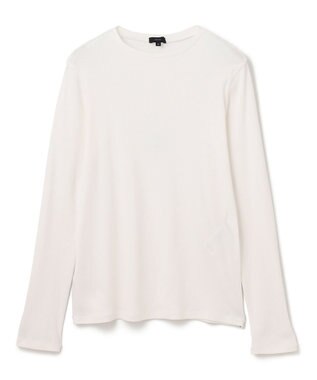 JOSEPH 【洗える】クリーミーリブ　ロングスリーブトップス White
