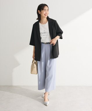 Green Parks シングル半袖ジャケット Black