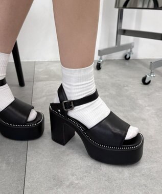 WEGO ヒールデザインサンダル 柄1