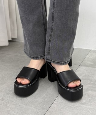 WEGO ヒールデザインサンダル 柄1