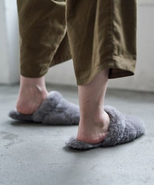 LOOM&SPOOL SRNスリッパ グレー