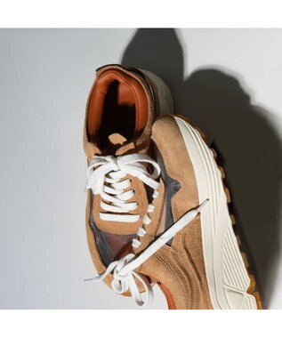 MODE ET JACOMO <carino>シースルー厚底スニーカー ベージュコンビ