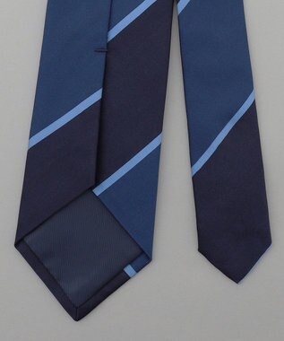 GOTAIRIKU GOTAIRIKU別注【MANTERO SETA/マンテロ・セタ】ネクタイ_紺レジメンタル ネイビー系1