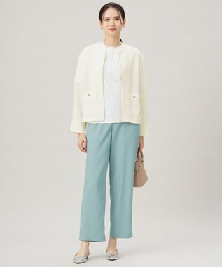 自由区 【洗える】ライトカラミノーカラー ジャケット オフ