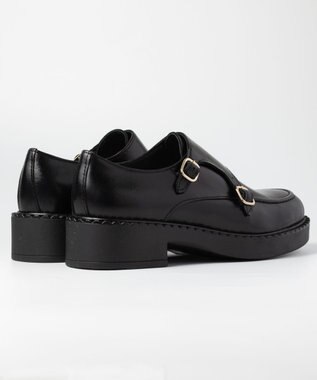 BONTRE 【BONTRE/ボントレ】厚底ダブルモンクシューズ ブラック