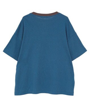 AMERICAN HOLIC ロゴ入りヴィンテージ半袖プルオーバー Blue