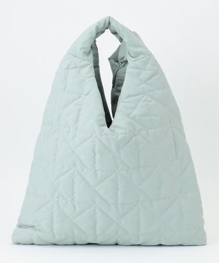 LA BAGAGERIE 【maison vert】 【超軽量！】キルティングトライアングルトートバッグ ライトブルー