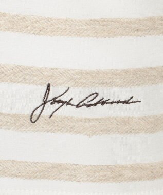 JOSEPH ABBOUD MOUNTAIN 【SPACE】OGリネンボーダー Tシャツ アイボリー系2