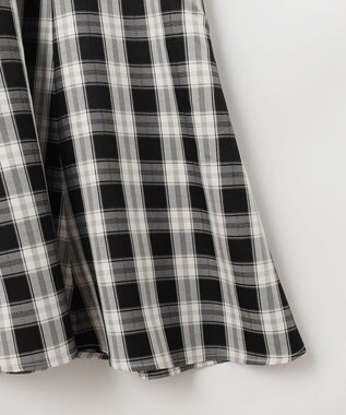 Feroux 【洗える】ニットコンビ ワンピース ブラック系2