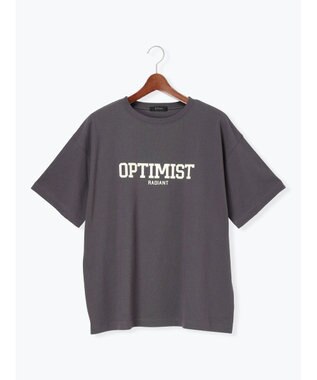 Te chichi シンプルロゴプリントBIGTシャツ《2026 SUMMER LOOK item》 チャコールグレー