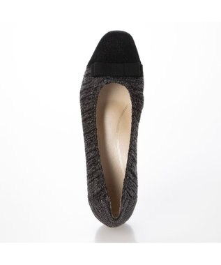 Riz raffinee <Riz raffinee>リボン付きローヒールパンプス グレーキジ