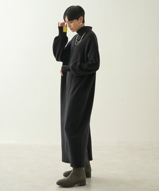 AMERICAN HOLIC バイパチモックネックニットワンピース