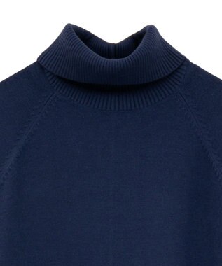 AMERICAN HOLIC バイパチモックネックニットワンピース Navy