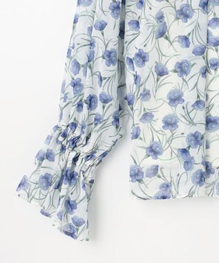 GRACE CONTINENTAL スモールフラワーケープトップ キナリ