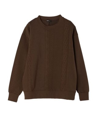 CRAFT STANDARD BOUTIQUE ＪＱカット切り替えプルオーバー1 Brown