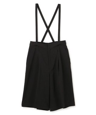 uncrave ウォッシャブルドライサップ バミューダパンツ（サスペンダー付き） ブラック（WEB限定カラー）