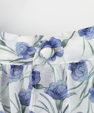 GRACE CONTINENTAL スモールフラワーケープトップ キナリ