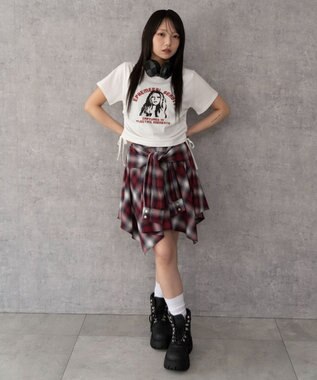 WEGO ヴィンテージライクドロストちびT ホワイト