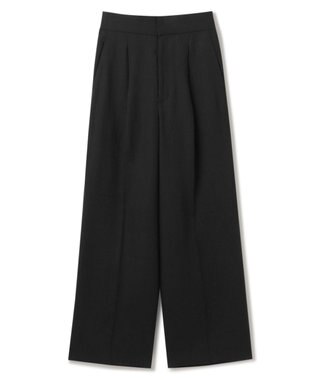 uncrave 【5周年企画・手洗い可】ライト リネン ワイドパンツ（uncrave STANDARD） ブラック