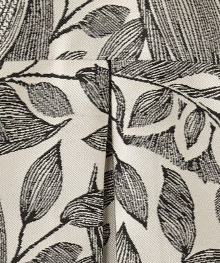 GRACE CONTINENTAL ボタニカルジャガードシャツ キナリ