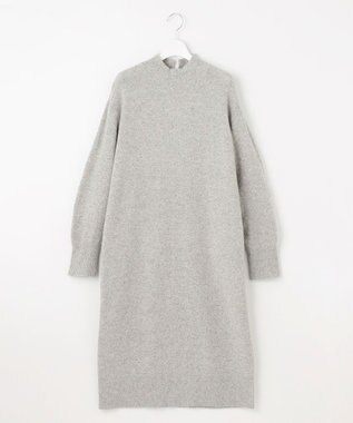J.PRESS LADIES 【洗える】MIX COLORED ニット ワンピース ライトグレー系