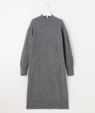 J.PRESS LADIES L 【洗える】MIX COLORED ニット ワンピース グレー系