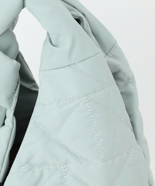 LA BAGAGERIE 【maison vert】 【超軽量！】キルティングトライアングルトートバッグ ライトブルー