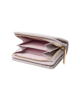 LANVIN en Bleu デクール 二つ折りLファスナー財布 ライトピンク