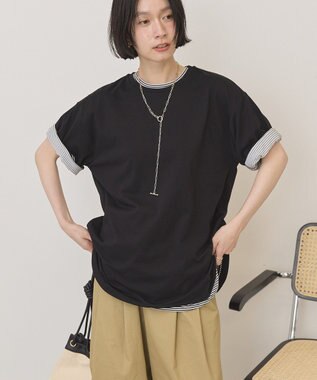 AMERICAN HOLIC 裾ラウンドＴシャツ