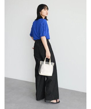 Green Parks 表面カットリブドッキングプルオーバー Blue