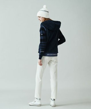 23区GOLF ウールライクなキレイ見えボトムス【WOMEN】【ストレッチ】ＴＲストレッチ ベーシックパンツ ホワイト系