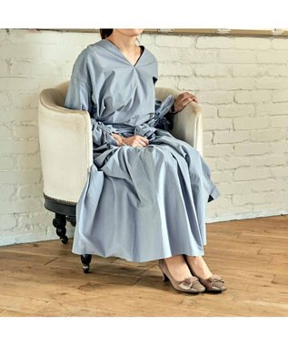 Riz raffinee <Riz raffinee>【高機能】スクエアドレープパンプス