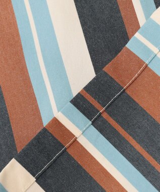 NAVE 【Nave 　洗える】ワイドストライプ ブラウス ネイビー系1